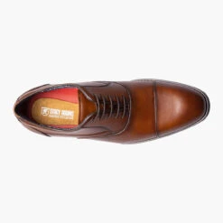 Stacy Adams Men's Kallum Cap Toe Oxford - Cognac -Shoe Promotion Store 3 69100.1678209616