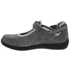 Drew Women's Buttercup Mary Jane - Grey Stretch -Shoe Promotion Store 3 93508.1622656183