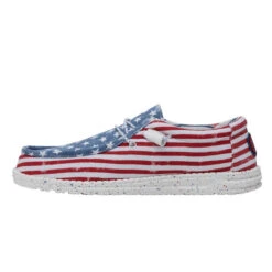 Hey Dude Men's Wally Patriotic - Stars And Stripes