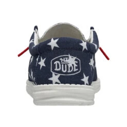 Hey Dude Men's Wally Patriotic - American Flag 10 Hey Dude Men's Wally Patriotic - American Flag -Shoe Promotion Store 40001 9CW WALLYPATRIOTIC AMERICANFLAG LEFTBACK 43701.1681760736