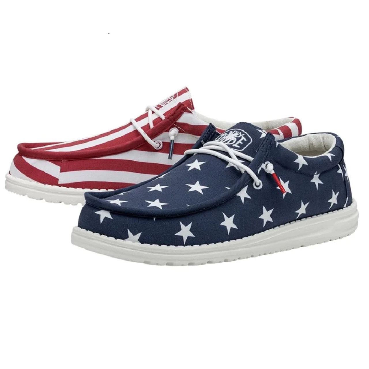 Hey Dude Men's Wally Patriotic - American Flag 2 Hey Dude Men's Wally Patriotic - American Flag - Image 2