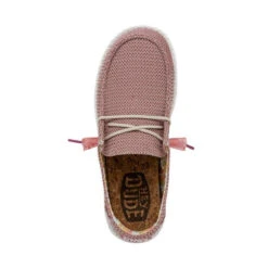Hey Dude Women's Wendy Knit II - Desert Rose -Shoe Promotion Store 40061 2Z6 WENDY KNIT II DESERT ROSE LEFT 6 41168.1686259868