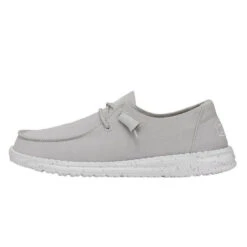 Hey Dude Women's Wendy Slub Canvas - Light Grey