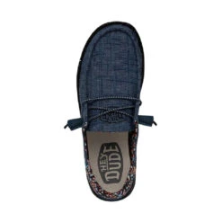 Hey Dude Women's Wendy Funk Slub Blanket- Midnight Rain -Shoe Promotion Store 40066 4MK WENDYFUNKSLUBBLANKET MIDNIGHTRAIN LEFTTOP 45850.1681841394