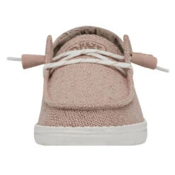 Hey Dude Women's Wendy Woven - Blush -Shoe Promotion Store 40098 684 WENDYWOVEN BLUSH LEFTFRONT 62659.1686262013