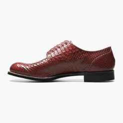 Stacy Adams Men's Madison Plain Toe Oxford - Red Anaconda -Shoe Promotion Store 44 12187.1708366107