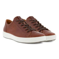 ECCO Men's Soft 7 City Sneaker - Cognac -Shoe Promotion Store 470364 02053 pair 39734.1648654280