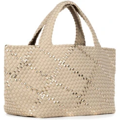 Haute Shore Bobbi Noir Woven Tote - Buff -Shoe Promotion Store 4 01802.1665085355