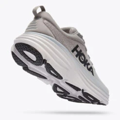 HOKA ONE ONE Men's Bondi 8 - Sharkskin / Harbor Mist (Medium Width) -Shoe Promotion Store 4 05455.1660323756