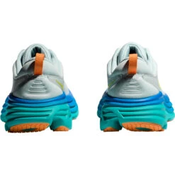 HOKA ONE ONE Men's Bondi 8 - Ice Flow / Bit Of Blue (Medium Width) -Shoe Promotion Store 4 23592.1679344645