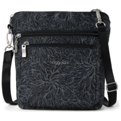Baggallini Modern Pocket Crossbody - Midnight Blossom