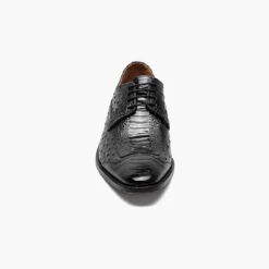 Stacy Adams Men's Fanelli Modified Wingtip Oxford - Black -Shoe Promotion Store 4 50137.1678114978