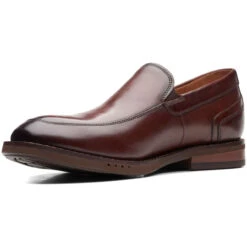 Clarks Men's Un Hugh Step - Brown Leather -Shoe Promotion Store 4 54621.1686938806