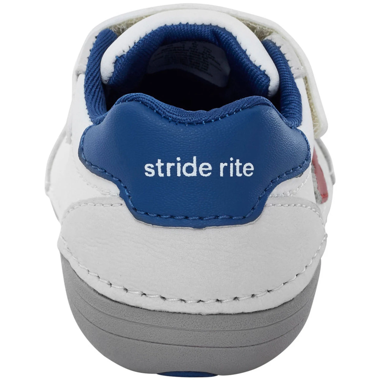 Stride Rite Little Kid's Soft Motion Kennedy Sneaker - White Multi 5 Stride Rite Little Kid's Soft Motion Kennedy Sneaker - White Multi - Image 5