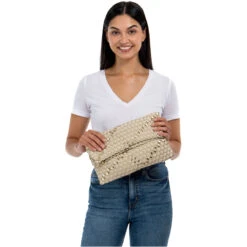 Haute Shore Val Convertible Woven Crossbody - Buff -Shoe Promotion Store 55 72261.1665175479