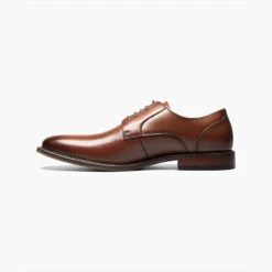 Stacy Adams Men's Marlton Plain Toe Oxford - Cognac -Shoe Promotion Store 5 02964.1639768838