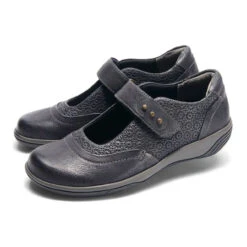 Hälsa Footwear Women's Aloe Mary Jane - Navy -Shoe Promotion Store 5 08600.1643834686