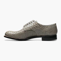 Stacy Adams Men's Madison Plain Toe Oxford - Gray Anaconda -Shoe Promotion Store 5 18685.1717753786