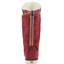 Superlamb Women's Mongol Boot - Burgundy -Shoe Promotion Store 5 19697.1666122051