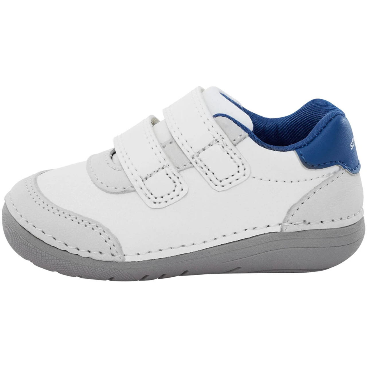Stride Rite Little Kid's Soft Motion Kennedy Sneaker - White Multi 3 Stride Rite Little Kid's Soft Motion Kennedy Sneaker - White Multi - Image 3
