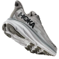 HOKA ONE ONE Men's Clifton 9 - Harbor Mist / Black (Medium Width) -Shoe Promotion Store 5 46504.1675196516