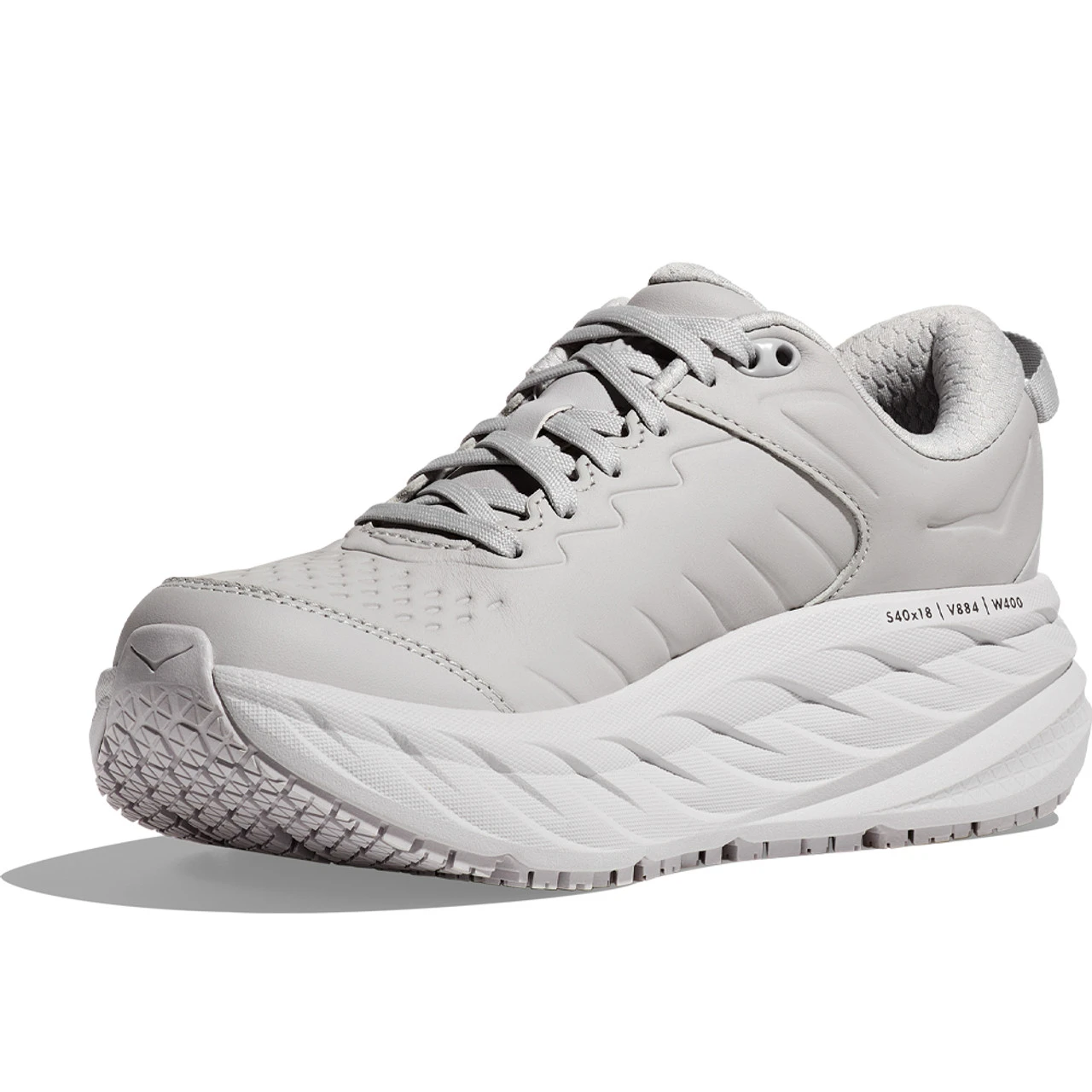 HOKA ONE ONE Men's Bondi Slip Resistant - Harbor Mist / Lunar Rock (Medium Width) 3 HOKA ONE ONE Men's Bondi Slip Resistant - Harbor Mist / Lunar Rock (Medium Width) - Image 3