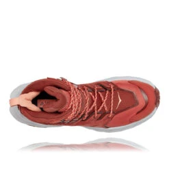 HOKA ONE ONE Women's Anacapa Mid Gore-Tex - Hot Sauce / Cherry Mahogany (Medium Width) -Shoe Promotion Store 5 66868.1631717166