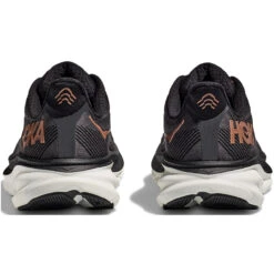 HOKA ONE ONE Women's Clifton 9 - Black / Copper (Medium Width) -Shoe Promotion Store 5 72494.1675201978