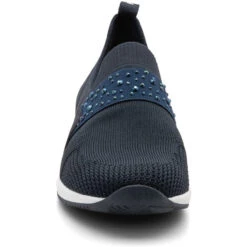 Ara Women's Lynn Fusion4 Rhinestone - Navy Stretch -Shoe Promotion Store 5 75955.1701989721
