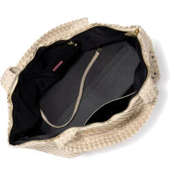 Haute Shore Bobbi Noir Woven Tote - Buff -Shoe Promotion Store 6 05083.1665085367