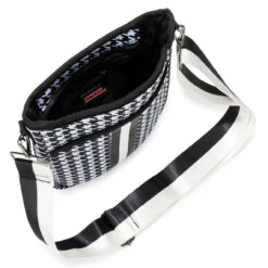 Haute Shore Jeri Royal Crossbody Bag - Black / White -Shoe Promotion Store 6 15516.1639169979