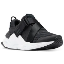 Sorel Women's Kinetic RNEGD Strap - Black / White -Shoe Promotion Store 6 30097.1637166864