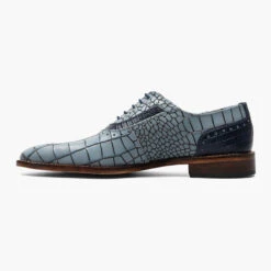 Stacy Adams Men's Riccardi Plain Toe Oxford - Light Blue Multi -Shoe Promotion Store 6 83081.1678301362
