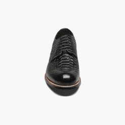 Stacy Adams Men's Madison Plain Toe Oxford - Black Anaconda -Shoe Promotion Store 6 99562.1717750329