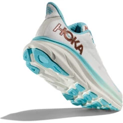 HOKA ONE ONE Women's Clifton 9 - Frost / Rose Gold (Medium Width) -Shoe Promotion Store 7 72243.1719933180