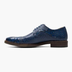 Stacy Adams Men's Esposito Cap Toe Oxford - Blue -Shoe Promotion Store 8 05009.1678123689