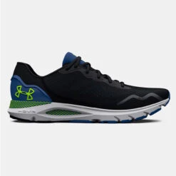 Under Armour Under Armor Men's UA HOVR Sonic 6 - Black / Blue Mirage (Wide Width)