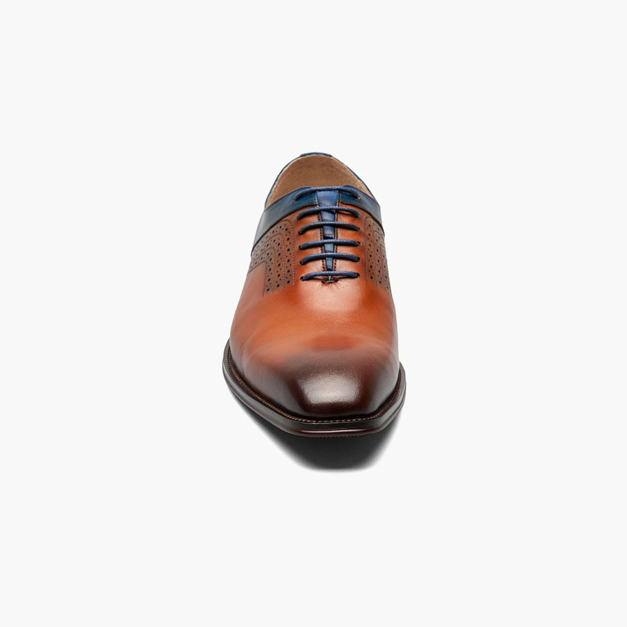 Stacy Adams Men's Halloway Plain Toe Oxford - Cognac Multi 4 Stacy Adams Men's Halloway Plain Toe Oxford - Cognac Multi - Image 4