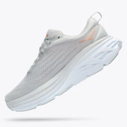 HOKA ONE ONE Women's Bondi 8 - Harbor Mist / Lunar Rock (Medium Width) -Shoe Promotion Store 8 47235.1659720444