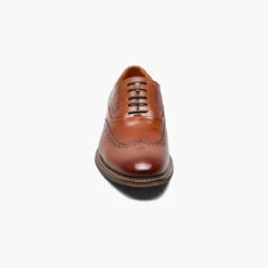 Stacy Adams Men's Macarthur Wingtip Oxford - Cognac -Shoe Promotion Store 8 49590.1677700467