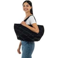 Haute Shore Bobbi Noir Woven Tote - Noir -Shoe Promotion Store 8 51140.1665084258