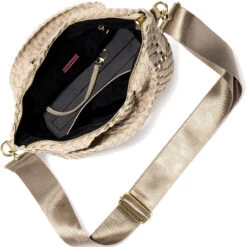 Haute Shore Mark Woven Tote - Buff -Shoe Promotion Store 8 53524.1665167475