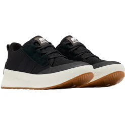 Sorel Women's Out 'n About III Low - Black / Sea Salt -Shoe Promotion Store 8 72285.1661459443