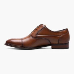Stacy Adams Men's Kallum Cap Toe Oxford - Cognac -Shoe Promotion Store 8 87551.1678209638