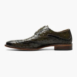 Stacy Adams Men's Gennaro Wingtip Oxford - Olive -Shoe Promotion Store 8 97349.1678117553