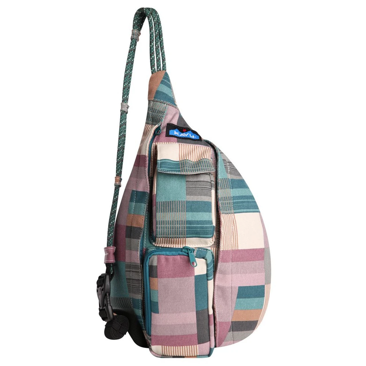 Kavu Mini Rope Bag - Grandmas Quilt 1 Kavu Mini Rope Bag - Grandmas Quilt
