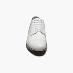 Stacy Adams Men's Madison Cap Toe Oxford - White -Shoe Promotion Store 9 27715.1708454361