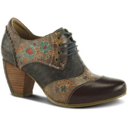 Shoe Promotion Store 9 Spring Step L'Artiste Women's Adelvice-Fleur - Dark Plum