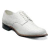 Stacy Adams Men's Madison Ox With Anaconda - White