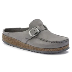 Birkenstock Women's Buckley Nubuck Leather - Dove Gray (Narrow Width)